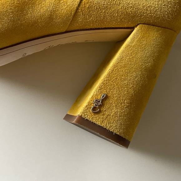Sam Edelman yellow suede Codie boots - Picture 4 of 11